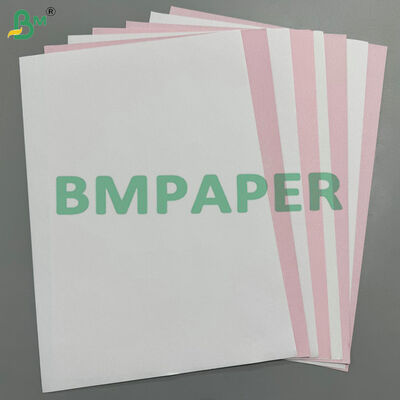 Papier NCR o wysokiej otwartości antystatycznej, wrażliwy na ciśnienie, biały CB, różowy CF, 70 gm, 75 gm, 2 części