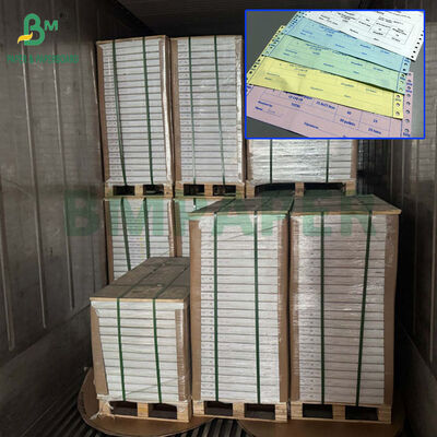 Papier NCR 65g 3 warstwy, wierzch biały, środek kolorowy do faktur wielokrotnego kopiowania 8,5 x 11 cali